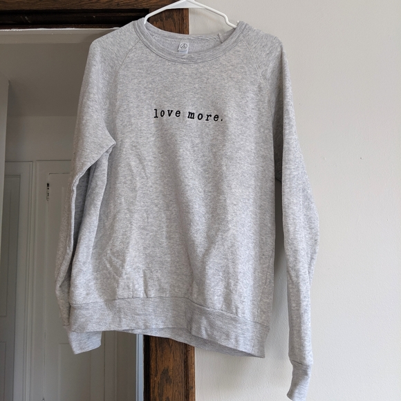 love more sweatshirt